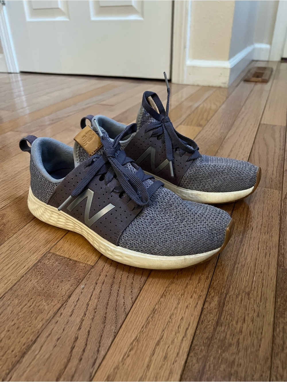 New Balance Dusty Purple Knit Sneakers